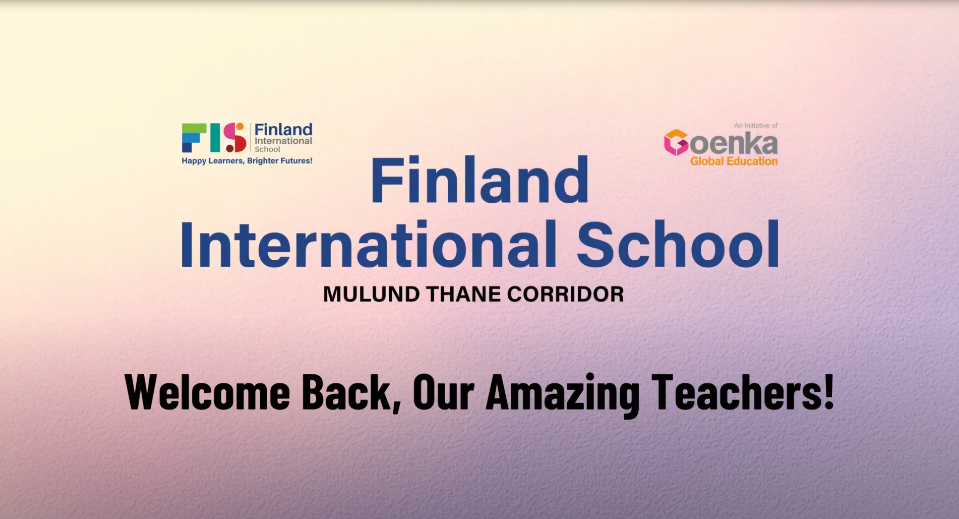 Welcome Back, Our Amazing Teachers!